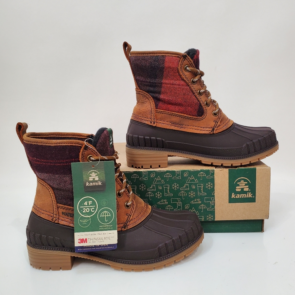 NEW Kamik Sienna Mid Thinsulate Boots SIZE 8